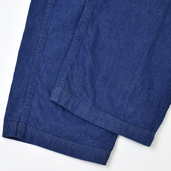 orSlow ���������� TWO TUCK DENIM WIDE TROUSER DENIM 2���å��ǥ˥� �磻�� �ȥ饦���� ONE WASH 03-5021-A81 ��ǥ����� ��� ��˥��å���������̵����