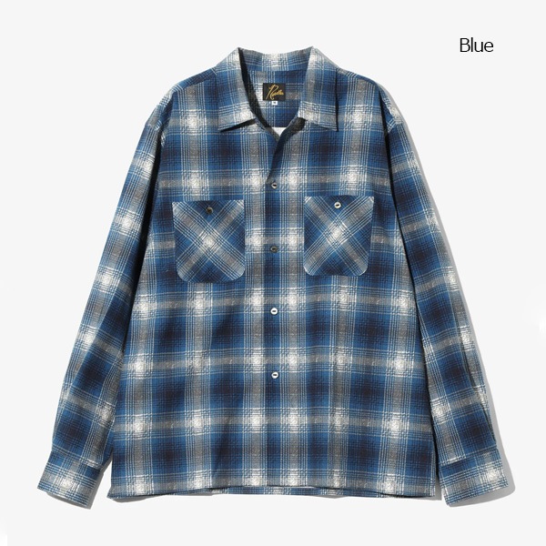 ��25AW��Needles �ˡ��ɥ륺 One-Up Shirt -Printed Flannel/Plaid- �����å� �ե��ͥ� ����� RW303 ��� ������̵����