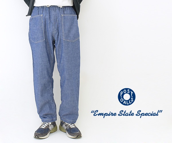 POST OVERALLS ݥȥС륺 E-Z ARMY-NAVY PANTS -chambray- ߡͥӡѥ3307-11 󥺡̵