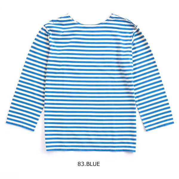 THE SHINZONE ���󥾡��� �ޥ��ܡ�����T����� Ĺµ <�������󥫥顼> MARINE BORDER LONG SLEEVE TEE 24SMSCU14 ��ǥ�����������̵����