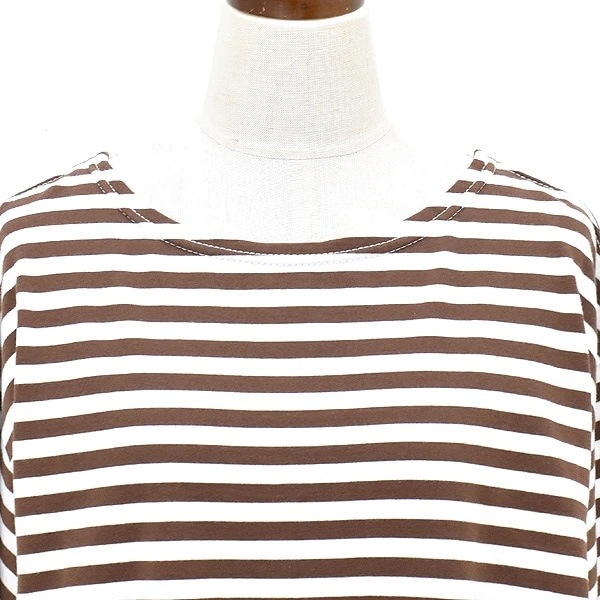 THE SHINZONE ���󥾡��� �ޥ��ܡ�����T����� Ĺµ <�������󥫥顼> MARINE BORDER LONG SLEEVE TEE 24SMSCU14 ��ǥ�����������̵����