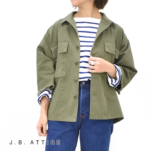 J.B. ATTIRE GジャンパリスジャケットワンウォッシュJBV-2401 PARIS JEAN JACKET ONE WASH（パリスジャンジャケットワン
