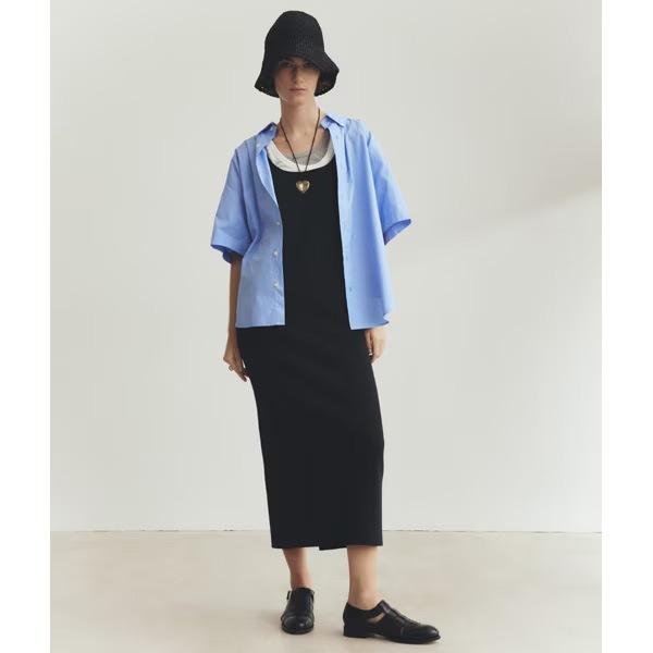 ��25Summer��THE SHINZONE ���󥾡��� HALF SLEEVES DADDY SHIRT Ⱦµ���ǥ������ 25MMSBL06������̵����