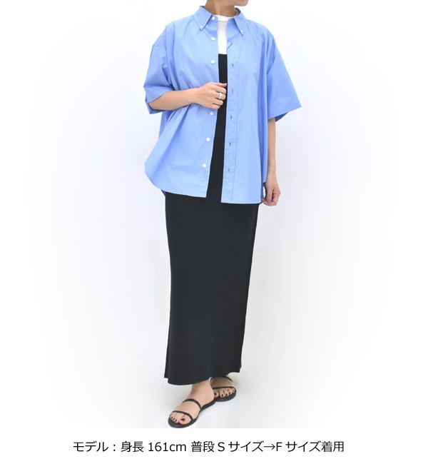 ��25Summer��THE SHINZONE ���󥾡��� HALF SLEEVES DADDY SHIRT Ⱦµ���ǥ������ 25MMSBL06������̵����