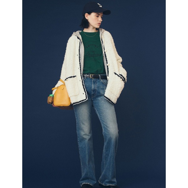 ��26AW��THE SHINZONE ���󥾡��� JANE DENIM PANTS ��������ǥ˥�ѥ�� �ե쥢 26AMSPA05 ��ǥ�����������̵���ۡ�ͽ���