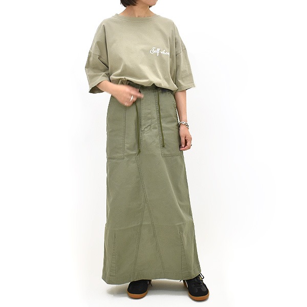Needles �ˡ��ɥ륹 String Fatigue Skirt ���ȥ�� �ե��ƥ����� �������� Reversed Sateen TY202 ��ǥ�����������̵����