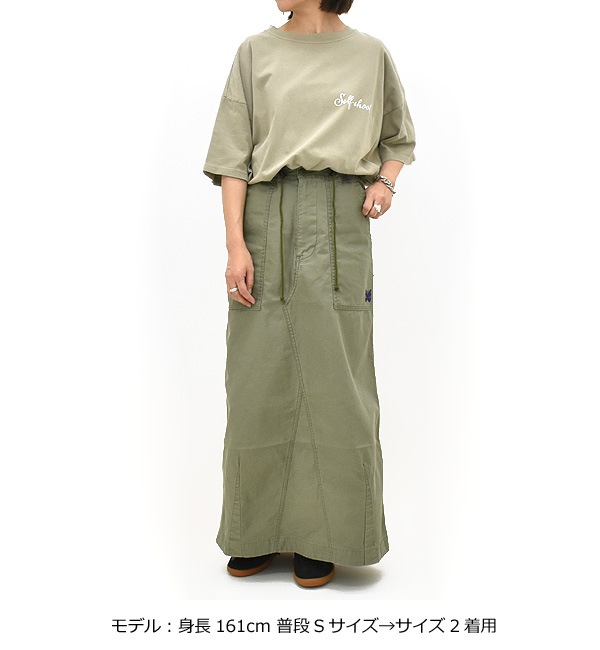 Needles �ˡ��ɥ륹 String Fatigue Skirt ���ȥ�� �ե��ƥ����� �������� Reversed Sateen TY202 ��ǥ�����������̵����