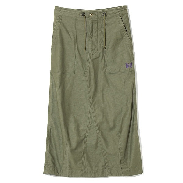 ��25AW��Needles �ˡ��ɥ륺 String Fatigue Skirt ���ȥ�� �ե��ƥ����� �������� Reversed Sateen RW218 ��ǥ�����������̵����