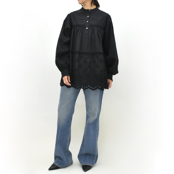 ��26AW��THE SHINZONE ���󥾡��� CHURCH BLOUSE ���㡼���֥饦�� �ɽ��졼�� �ե�� 26AMSBL06 ��ǥ�����������̵����