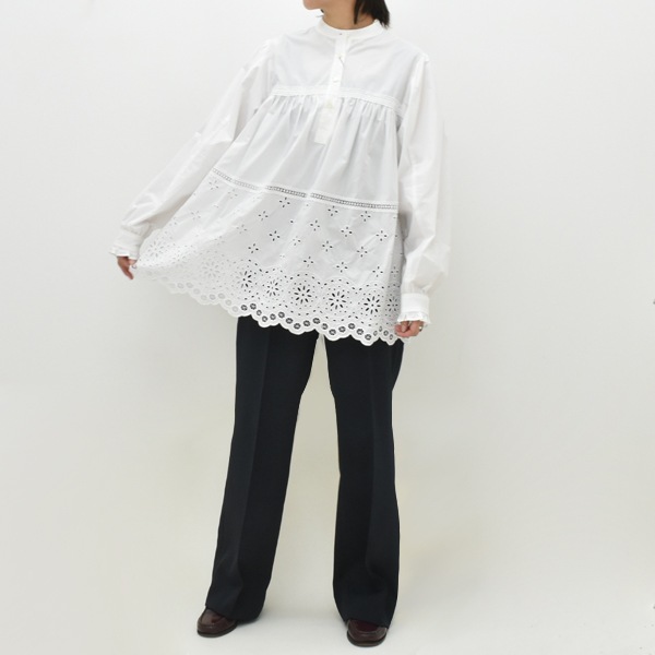 ��26AW��THE SHINZONE ���󥾡��� CHURCH BLOUSE ���㡼���֥饦�� �ɽ��졼�� �ե�� 26AMSBL06 ��ǥ�����������̵����