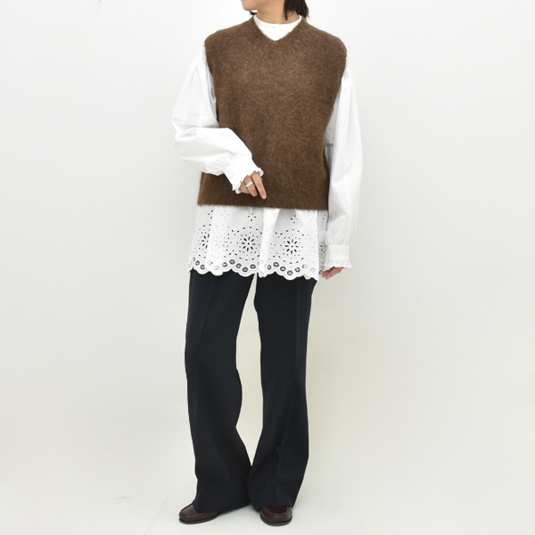 ��26AW��THE SHINZONE ���󥾡��� CHURCH BLOUSE ���㡼���֥饦�� �ɽ��졼�� �ե�� 26AMSBL06 ��ǥ�����������̵����