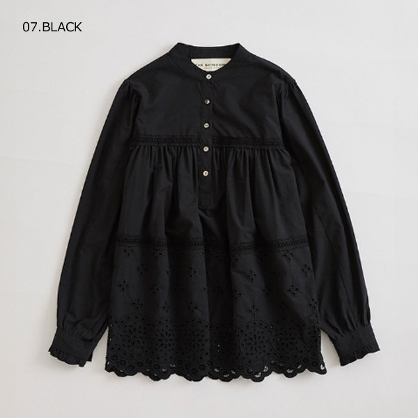 ��26AW��THE SHINZONE ���󥾡��� CHURCH BLOUSE ���㡼���֥饦�� �ɽ��졼�� �ե�� 26AMSBL06 ��ǥ�����������̵���ۡ�ͽ���