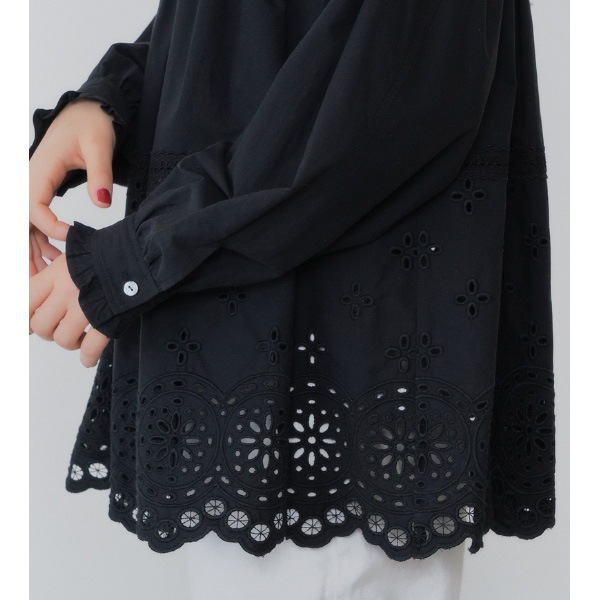 ��26AW��THE SHINZONE ���󥾡��� CHURCH BLOUSE ���㡼���֥饦�� �ɽ��졼�� �ե�� 26AMSBL06 ��ǥ�����������̵���ۡ�ͽ���