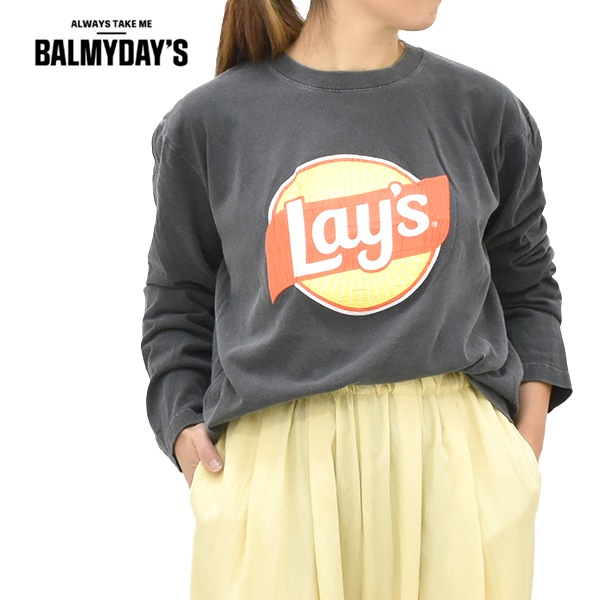 BALMYDAY'S �Х�ߡ��ǥ��� Lays L/S Tee �쥤�� ���󥰥��꡼�� T����� Ĺµ BAL-26AW-CS08 ��ǥ������ڥ���å��ݥ��Ȳġ�