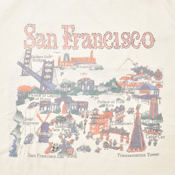 �ڥ�����/30%OFF��HIGH! STANDARD �ϥ������������ SF SIGHTSEEING MAP TEE ����ե�󥷥��� �ץ���T����� 1019585 ��ǥ����� ��� ��˥��å����ڥ���å��ݥ��Ȳġۡ�26 SUMMER SALE�ۡ����ʡ����Բġ�