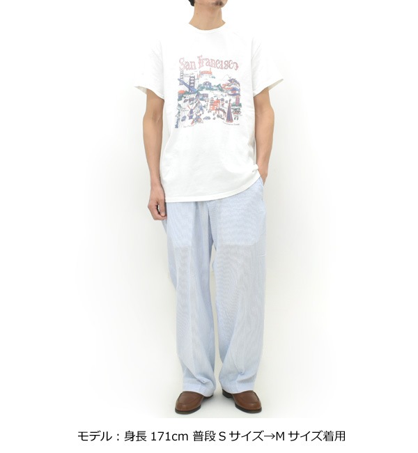 �ڥ�����/30%OFF��HIGH! STANDARD �ϥ������������ SF SIGHTSEEING MAP TEE ����ե�󥷥��� �ץ���T����� 1019585 ��ǥ����� ��� ��˥��å����ڥ���å��ݥ��Ȳġۡ�26 SUMMER SALE�ۡ����ʡ����Բġ�