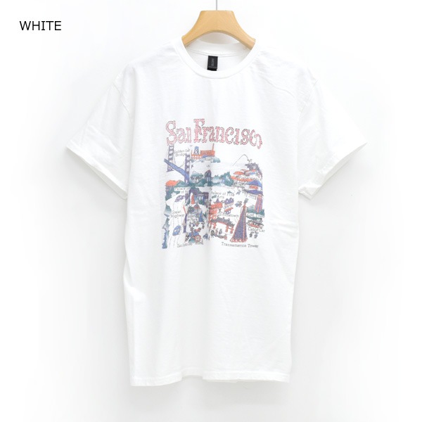�ڥ�����/30%OFF��HIGH! STANDARD �ϥ������������ SF SIGHTSEEING MAP TEE ����ե�󥷥��� �ץ���T����� 1019585 ��ǥ����� ��� ��˥��å����ڥ���å��ݥ��Ȳġۡ�26 SUMMER SALE�ۡ����ʡ����Բġ�