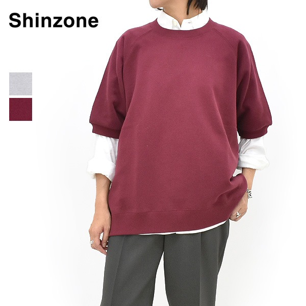 ��26AW��THE SHINZONE ���󥾡��� HALF SLEEVE SWEAT SHIRT �ϡ��ե��꡼�֥������åȥ���� Ⱦµ 26AMSCU08 ��ǥ�����������̵����