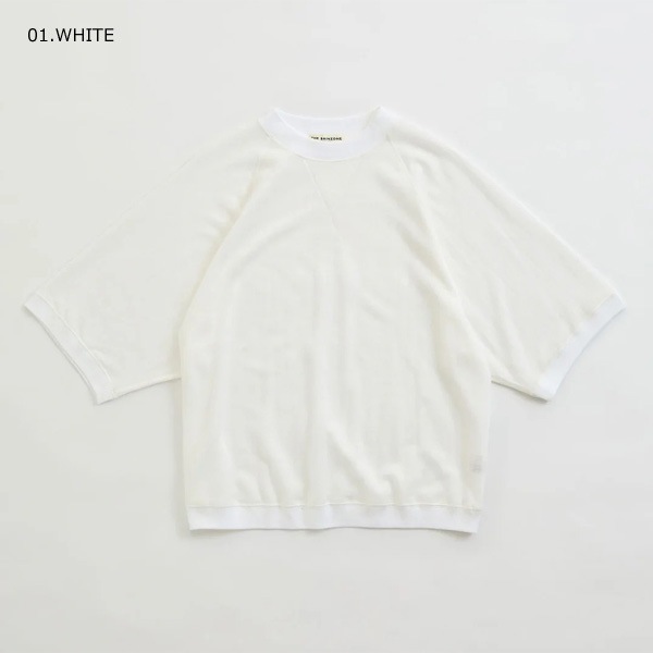25SummerTHE SHINZONE 󥾡 SHEER HALF SLEEVES SWEATSHIRT  Ⱦµåȥ 25MMSCU08̵