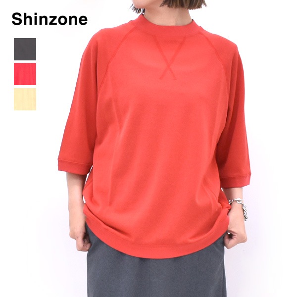 ��26Summer��THE SHINZONE ���󥾡��� SHEER HALF SLEEVES SWEATSHIRT ������ Ⱦµ�������åȥ���� 25MMSCU08������̵����