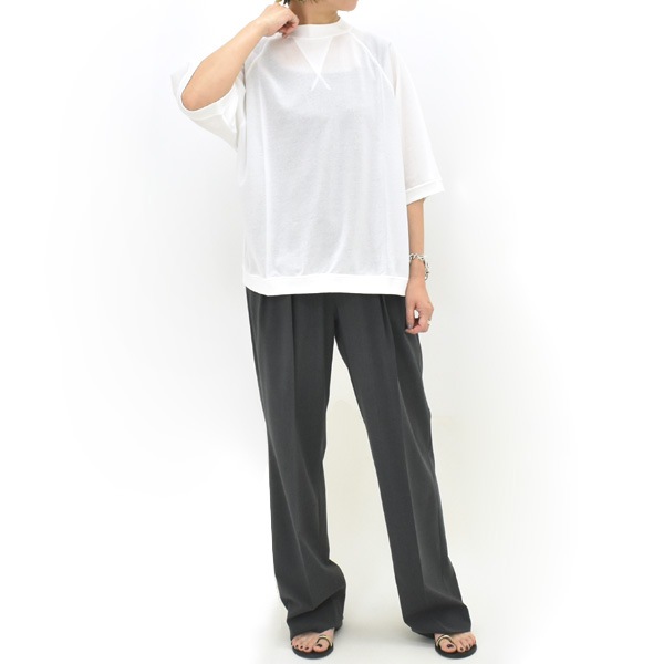 25SummerTHE SHINZONE 󥾡 SHEER HALF SLEEVES SWEATSHIRT  Ⱦµåȥ 25MMSCU08̵