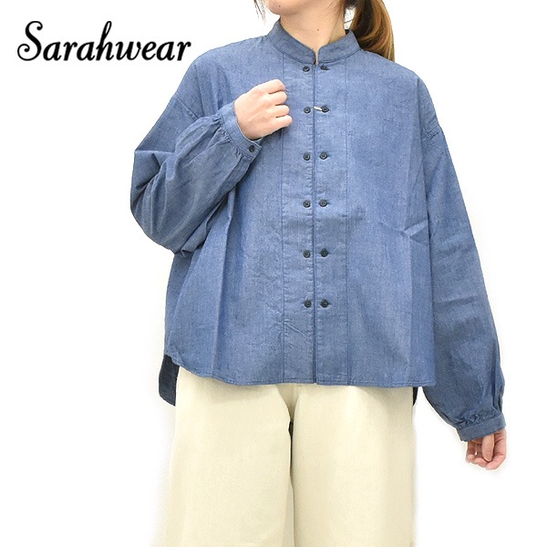 Sarah Wear サラウェア ダンガリーニコニコボタンシャツ C53069