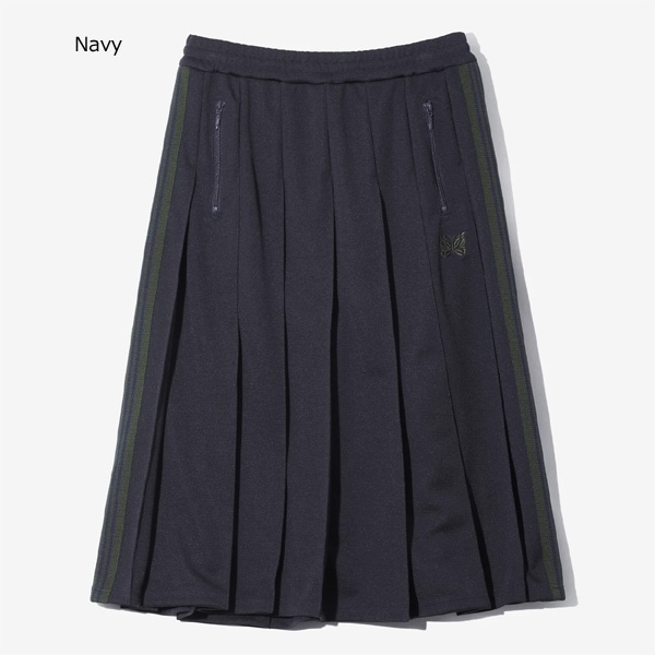 ��26FW��Needles �ˡ��ɥ륺 Pleated Track Skirt -Poly Smooth- �����ɥ饤�� �ȥ�å��������� TY357 ��ǥ�����������̵����