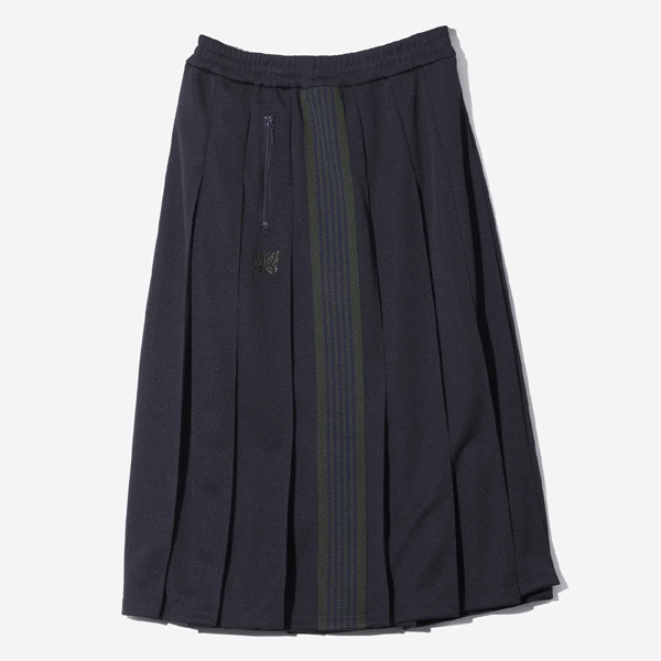 ��26FW��Needles �ˡ��ɥ륺 Pleated Track Skirt -Poly Smooth- �����ɥ饤�� �ȥ�å��������� TY357 ��ǥ�����������̵����