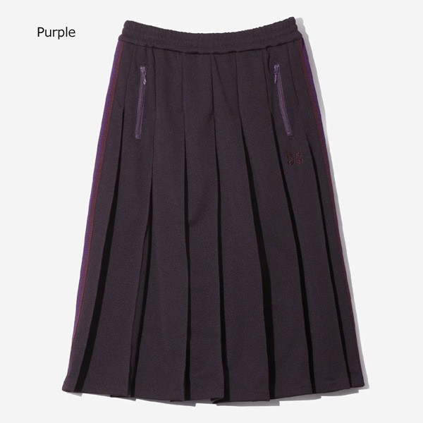��26FW��Needles �ˡ��ɥ륺 Pleated Track Skirt -Poly Smooth- �����ɥ饤�� �ȥ�å��������� TY357 ��ǥ�����������̵����