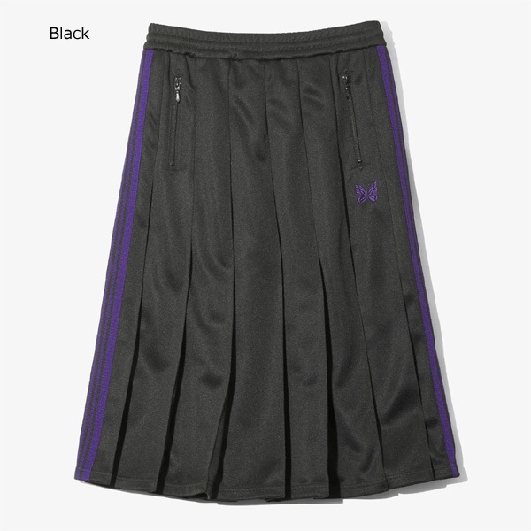 ��26FW��Needles �ˡ��ɥ륺 Pleated Track Skirt -Poly Smooth- �����ɥ饤�� �ȥ�å��������� TY357 ��ǥ�����������̵����