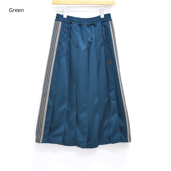 Needles �ˡ��ɥ륺 Pleated Track Skirt -Poly Smooth- �����ɥ饤�� �ȥ�å��������� SX412 ��ǥ�����������̵����
