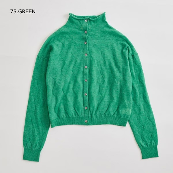 ��26AW��THE SHINZONE ���󥾡��� SHEER ARGYLE KNIT CARDIGAN ����������������˥åȥ����ǥ����� 26AMSNI09 ��ǥ�����������̵����