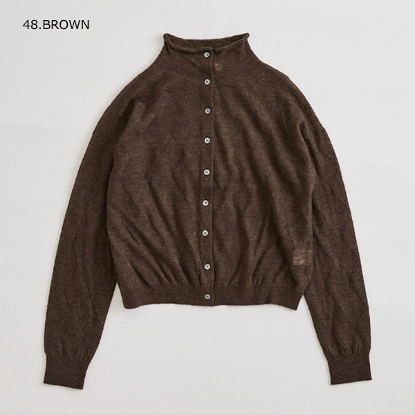 ��26AW��THE SHINZONE ���󥾡��� SHEER ARGYLE KNIT CARDIGAN ����������������˥åȥ����ǥ����� 26AMSNI09 ��ǥ�����������̵���ۡ�ͽ���