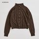 ��26AW��THE SHINZONE ���󥾡��� SHEER ARGYLE KNIT CARDIGAN ����������������˥åȥ����ǥ����� 26AMSNI09 ��ǥ�����������̵����