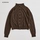 ��26AW��THE SHINZONE ���󥾡��� SHEER ARGYLE KNIT CARDIGAN ����������������˥åȥ����ǥ����� 26AMSNI09 ��ǥ�����������̵���ۡ�ͽ���