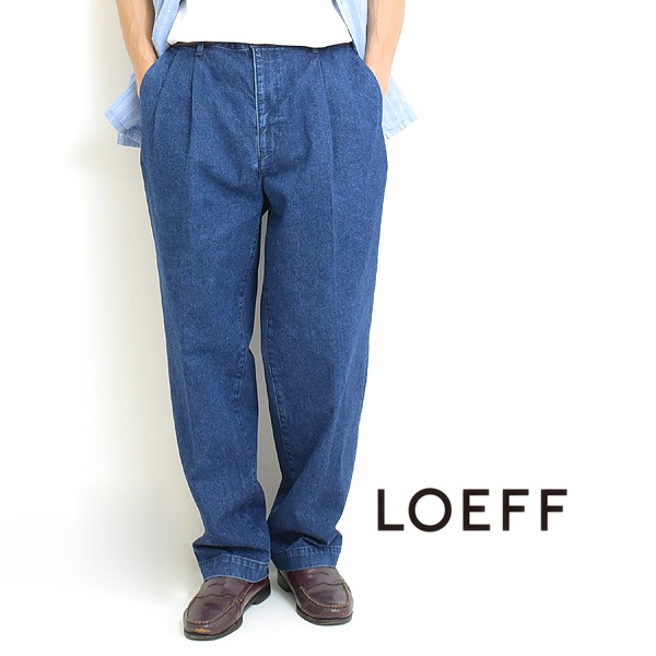 Loeff ロエフ 11 5oz タックデニムパンツ Dnm Tuck Trs75 メンズ 送料無料 Brand List L Loeff Seagull Direction Online Store Loeff ロエフ 11 5oz タックデニムパンツ Dnm Tuck Trs75 メンズ 送料無料 Brand List L Loeff Seagull Direction Online Store