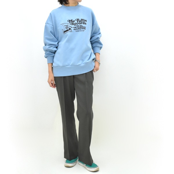 ��26AW��THE SHINZONE ���󥾡��� The Puffin Records SWEAT SHIRT ����ե��å��ץ��ȥ������å� Ĺµ �ȥ졼�ʡ� 26AMSCU09 ��ǥ�����������̵����