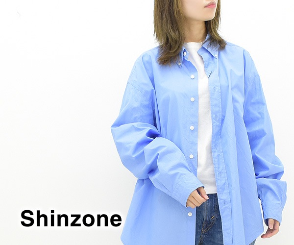 THE SHINZONE ���󥾡��� DADDY SHIRT ���ǥ������ 21AMSBL08 ��ǥ�����������̵����
