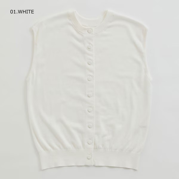 25SummerTHE SHINZONE 󥾡 ICE COTTON KNIT SLEEVELESS TOP åȥ˥å ꡼֥쥹 Ρ꡼ 25MMSNI05̵