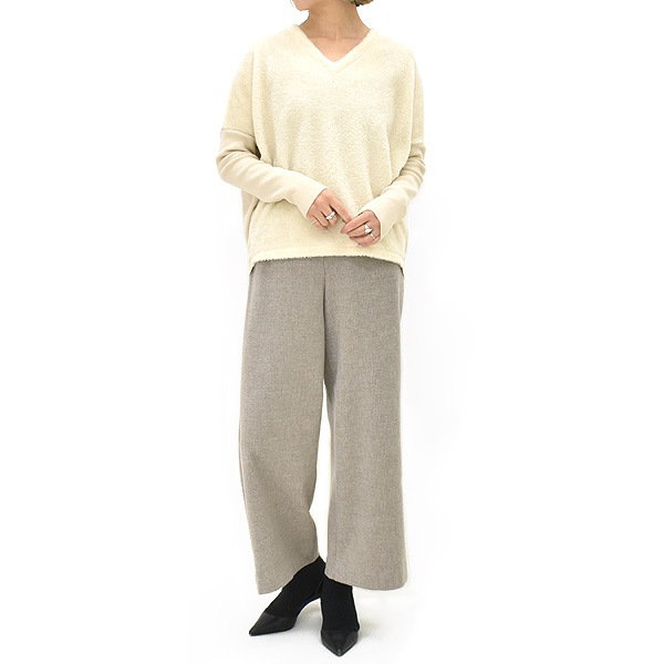 �ڥ�����/40%OFF��MICA&DEAL �ޥ�������ɥǥ����� �ե���ȥס��ɥ�V�ͥå��ץ륪���С� 0125408394 ��ǥ�����������̵���ۡ�25-26WINTER SALE�ۡ����ʡ����Բġ�