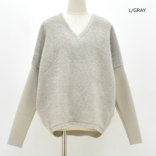 �ڥ�����/40%OFF��MICA&DEAL �ޥ�������ɥǥ����� �ե���ȥס��ɥ�V�ͥå��ץ륪���С� 0125408394 ��ǥ�����������̵���ۡ�25-26WINTER SALE�ۡ����ʡ����Բġ�