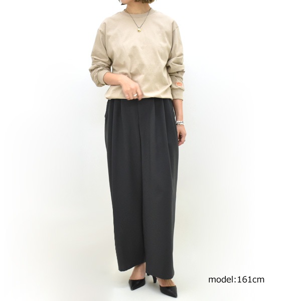 NATALIA �ʥ����ꥢ µ�ɽ�L/S Tee Calm&Easy ����Tee Ĺµ N0080 ��ǥ������ڥ���å��ݥ��Ȳġ�