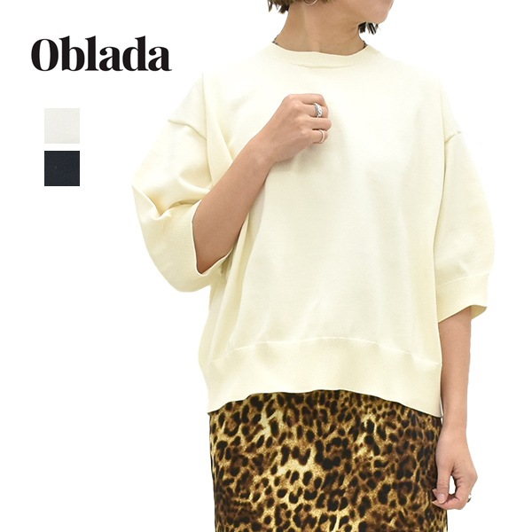 Oblada ���֥�� SUMMER KNIT TEE ���ޡ� �˥å�T M2610KN03 ��ǥ�����������̵����