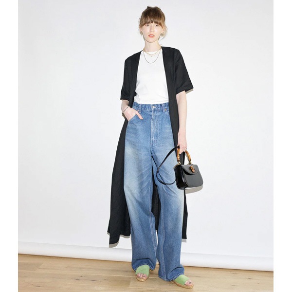 ��24AW HOLIDAY��THE SHINZONE ���󥾡��� �ġ���ǥ˥�ѥ�� �磻�� TOOL DENIM PANTS 24MMSPA01������̵����