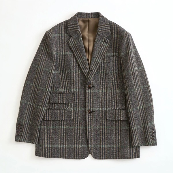 ��26AW��THE SHINZONE ���󥾡��� BRITISH WOOL CHECKED JACKET �֥�ƥ��å��奦��������å����㥱�å� �ơ��顼�� 26AMSJK02 ��ǥ�����������̵����