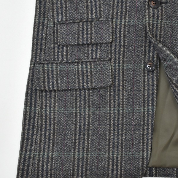 ��26AW��THE SHINZONE ���󥾡��� BRITISH WOOL CHECKED JACKET �֥�ƥ��å��奦��������å����㥱�å� �ơ��顼�� 26AMSJK02 ��ǥ�����������̵����