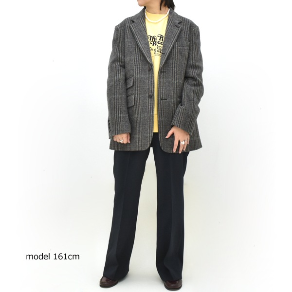��26AW��THE SHINZONE ���󥾡��� BRITISH WOOL CHECKED JACKET �֥�ƥ��å��奦��������å����㥱�å� �ơ��顼�� 26AMSJK02 ��ǥ�����������̵����