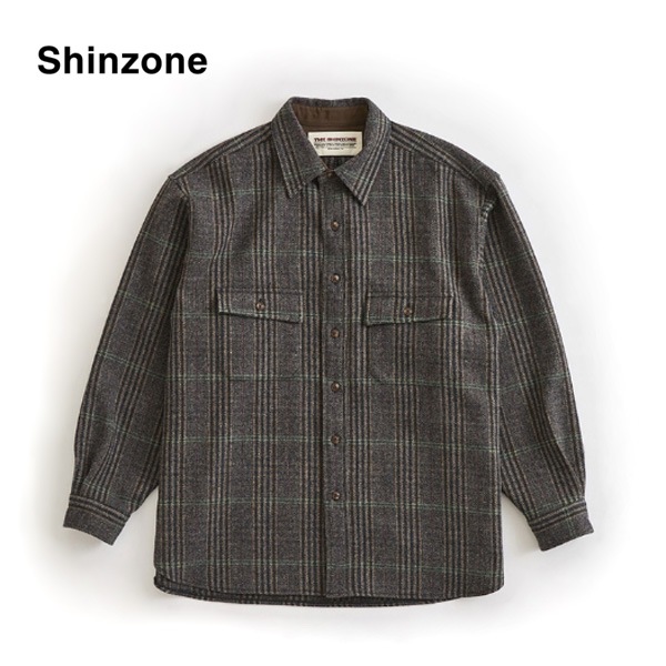��26AW��THE SHINZONE ���󥾡��� BRITISH WOOL CHECKED SHIRT JACKET �֥�ƥ��å��奦��������å�����ĥ��㥱�å� 26AMSBL09 ��ǥ�����������̵���ۡ�ͽ���