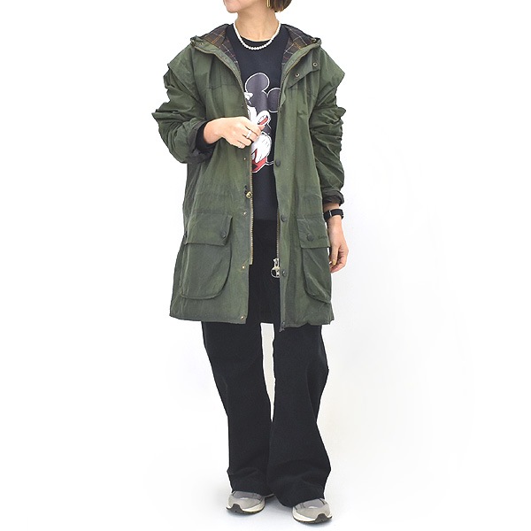 ��Used&Vintage�� Barbour �Х֥��� DURHAM �����ϥ� ������ɥ����� �ա��ɥ��㥱�å� �ߥ꥿�꡼ �ڥ�˥��å����ۡ�����̵����