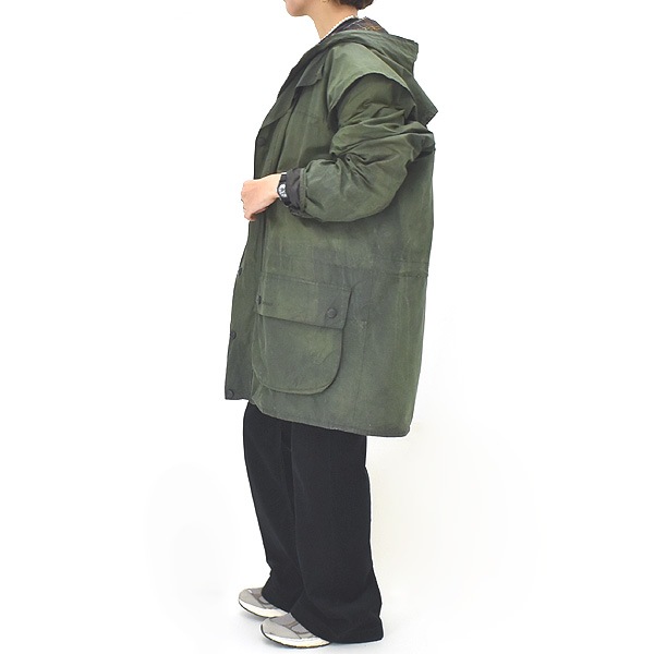 ��Used&Vintage�� Barbour �Х֥��� DURHAM �����ϥ� ������ɥ����� �ա��ɥ��㥱�å� �ߥ꥿�꡼ �ڥ�˥��å����ۡ�����̵����